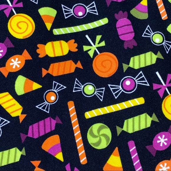 Halloween Candy Print Leggings - Picture 3 of 6